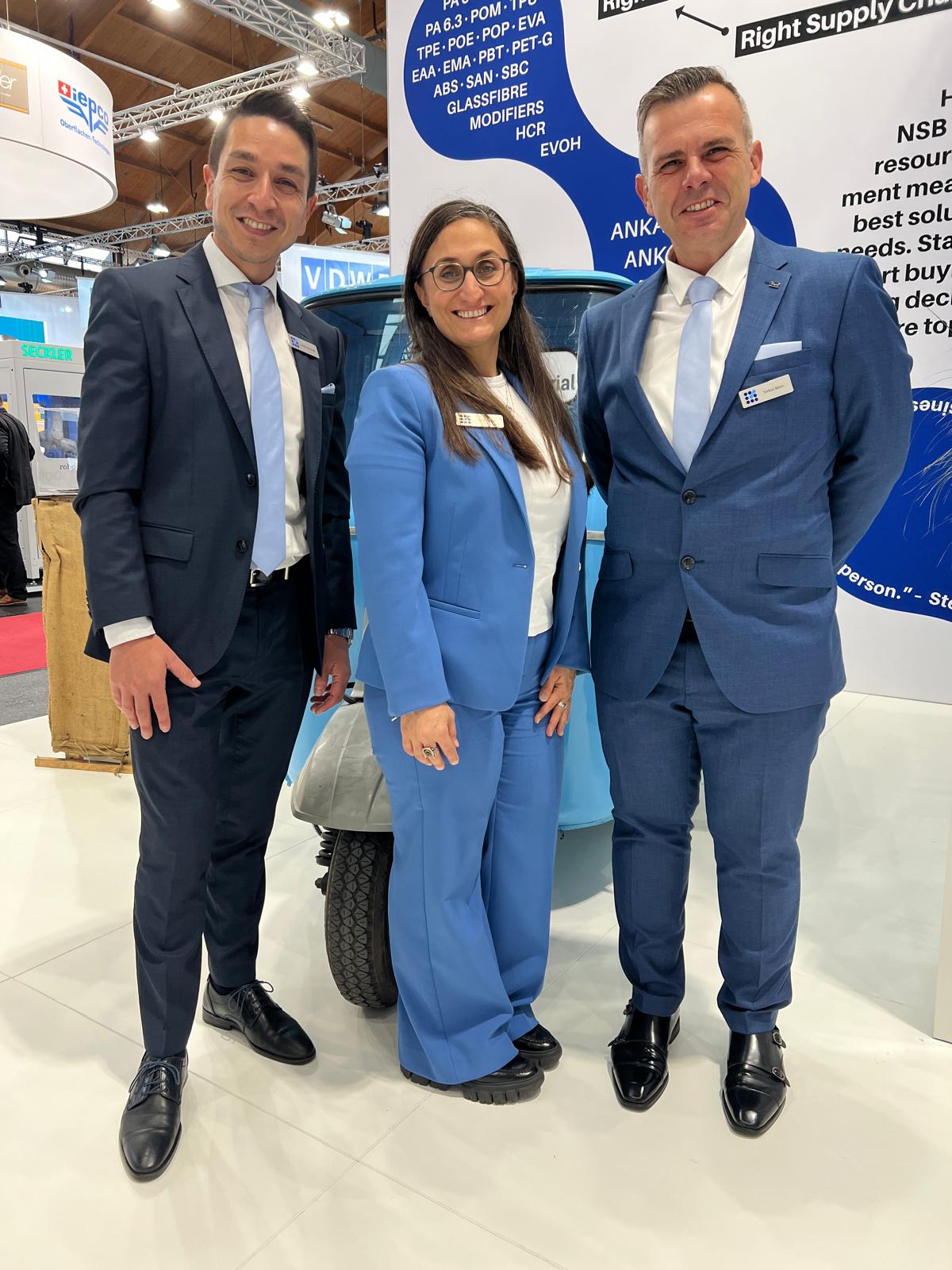 The NSB Polymers team at FAKUMA 2024